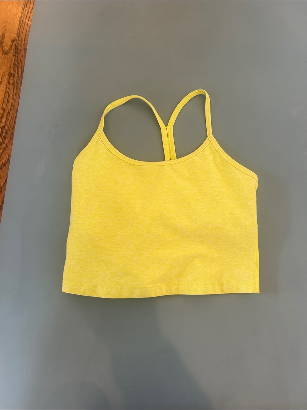 Beyond Yoga Yellow Racerback Tank Top